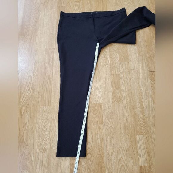 HALOGEN | Kick Flare Knit Ankle Pants - size 16 in Black - Picture 9 of 11